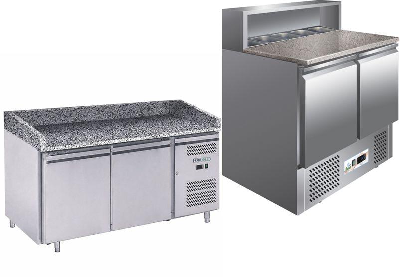Chladiace stoly pre pizzerie