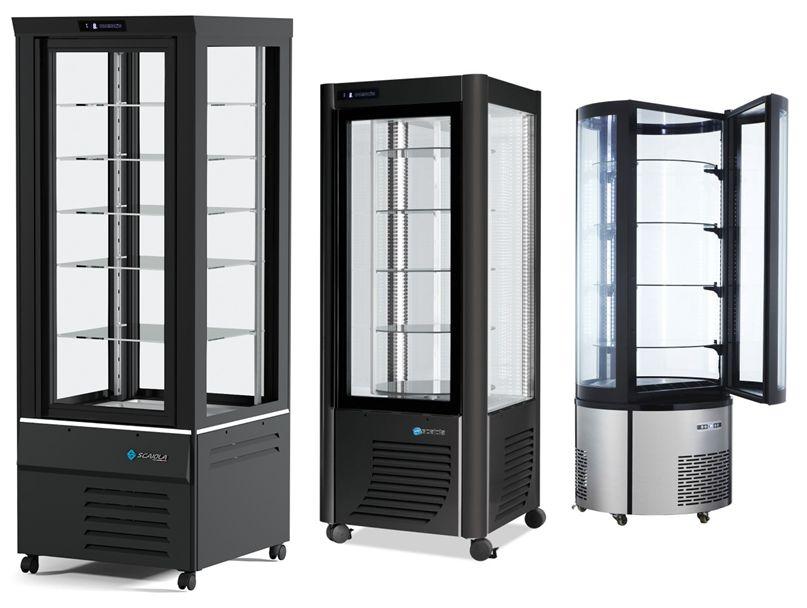 Cukrárenské chladiace vitríny - panoramatické
