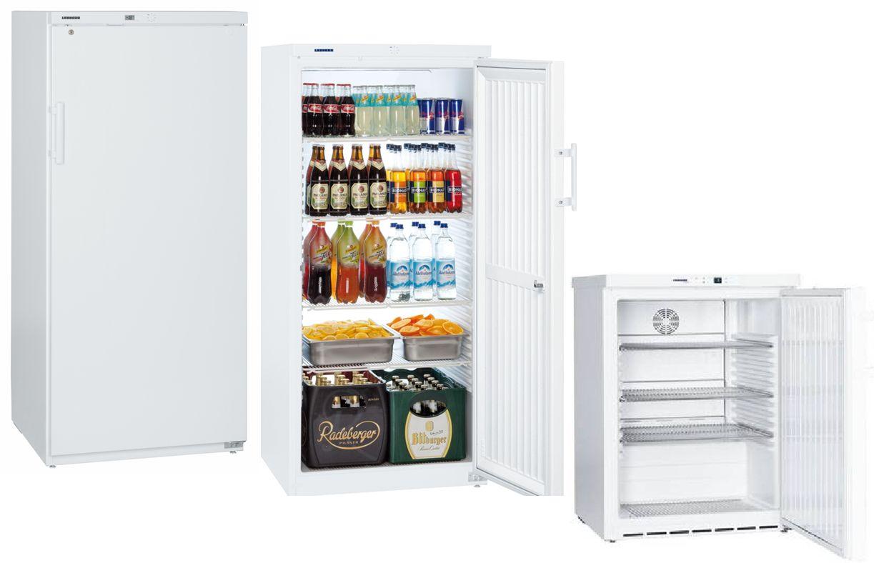Chladiace skrine biele