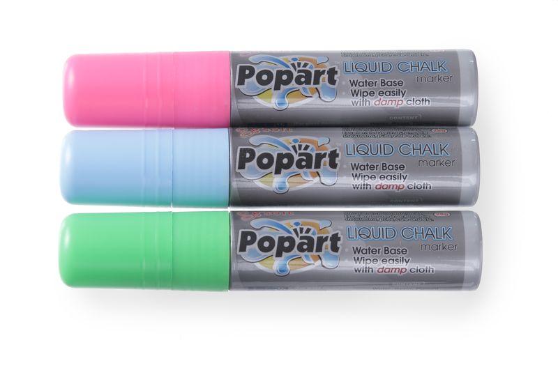 Popisovače na tabuľu rovný hrot