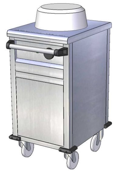 Pojazdný ohrievač tanierov POT 1