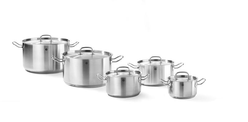 Hrniec stredný s pokrievkou 9 Lt. KitchenLine 836408