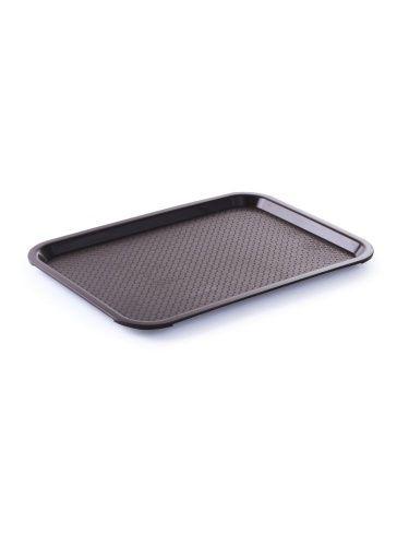Polypropylénový podnos Fast Food Hnedá, 305x415x(H)20mm