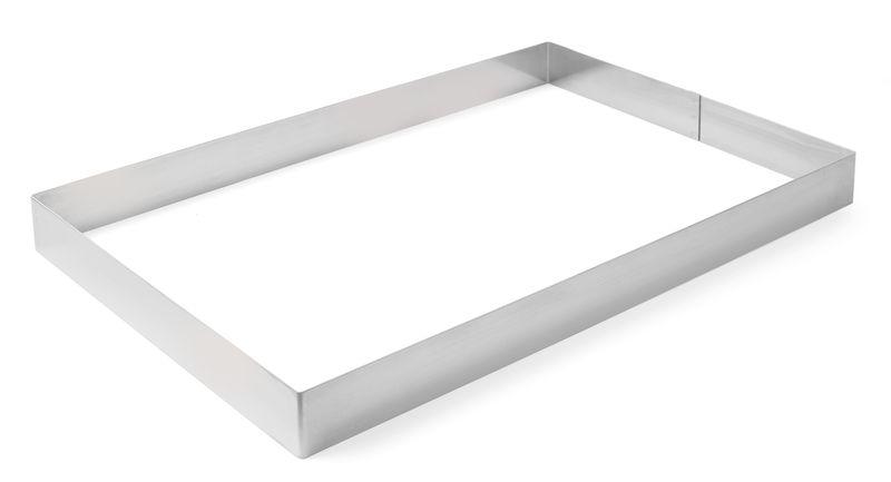 Obdĺžniková pekárensko-cukrárenská forma 585x385x(v)60mm, Kód: 512425