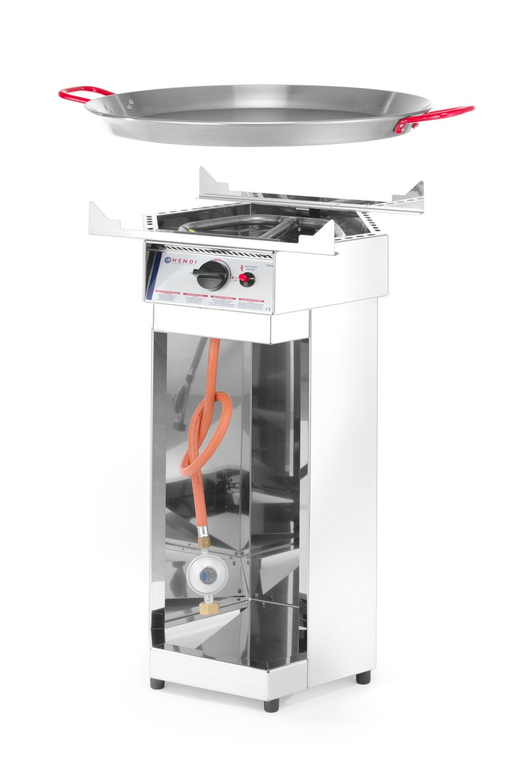 Plynový gril Fiesta 600, HENDI, 4,8kW, 600x600x(H)870mm 146002