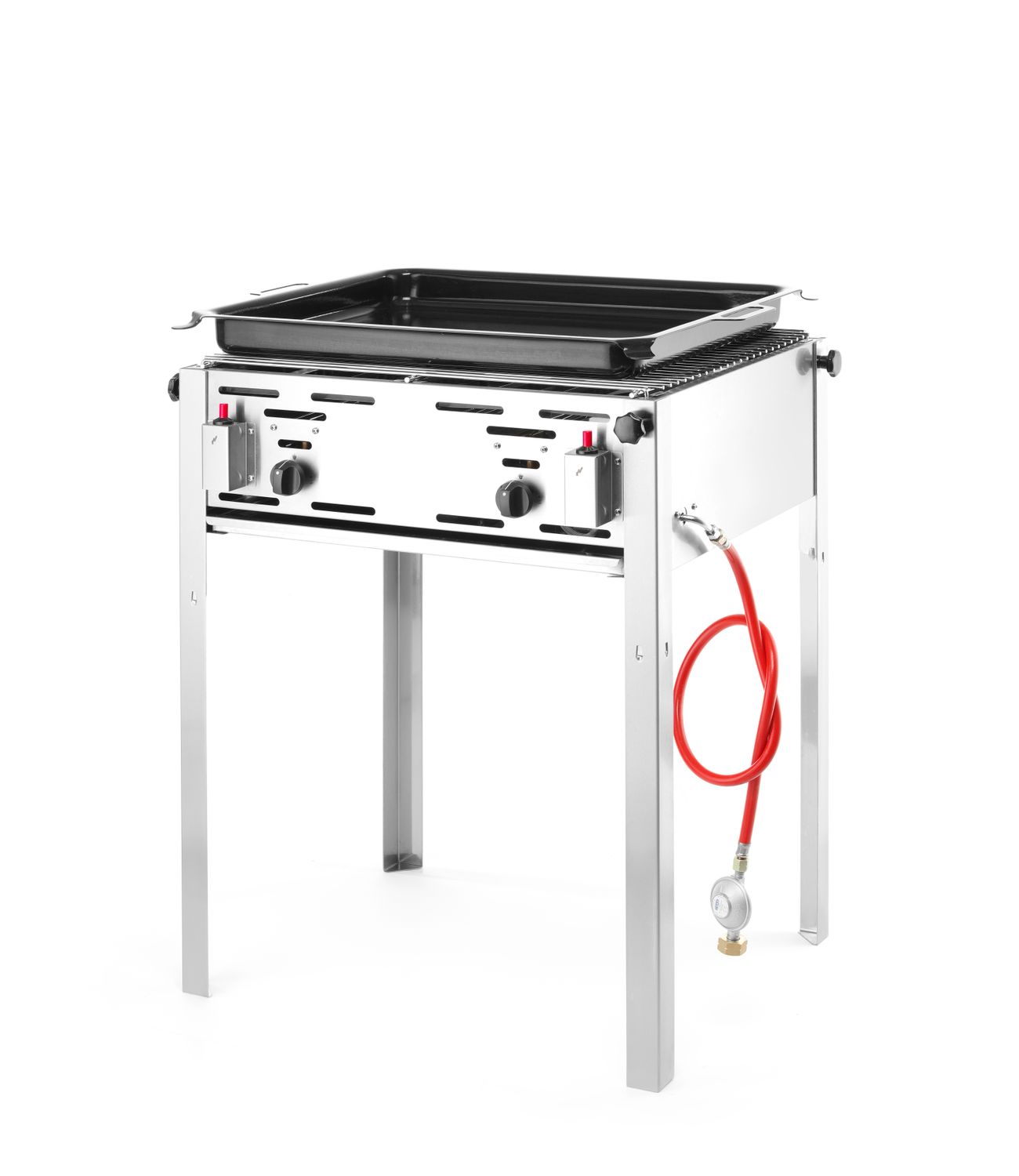Plynový gril Grill-Master Maxi, HENDI, 11,6kW, 650x540x(H)840mm 154717
