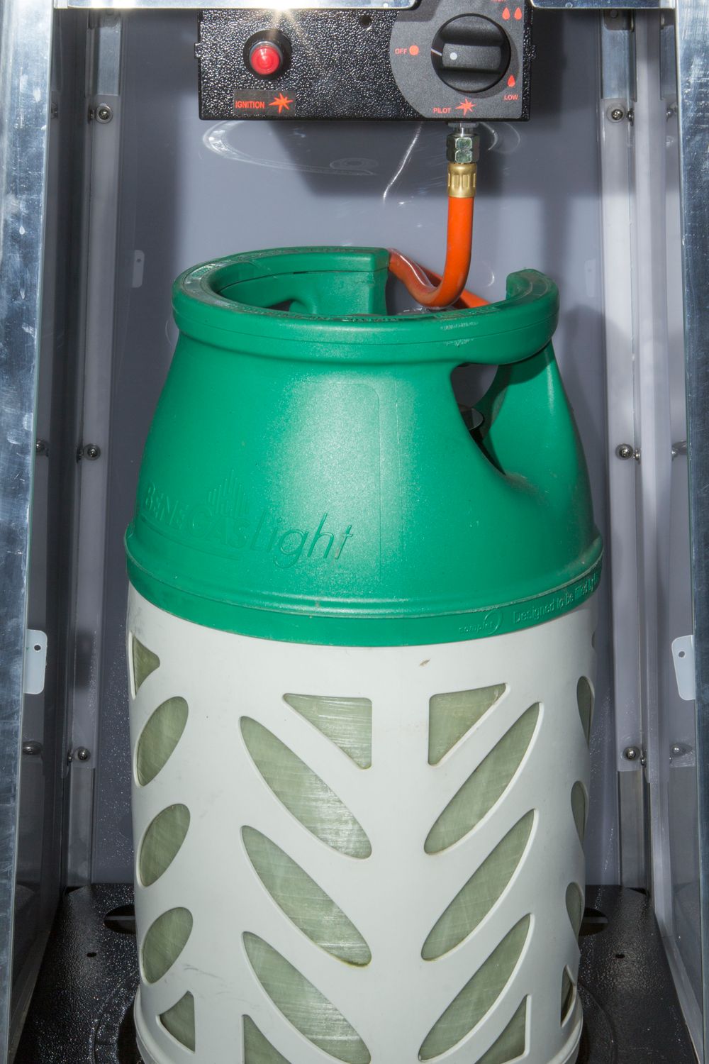 Plynová ohrevná lampa s pyramídovým plameňom, HENDI, 11,2kW, 500x500x(H)2220mm