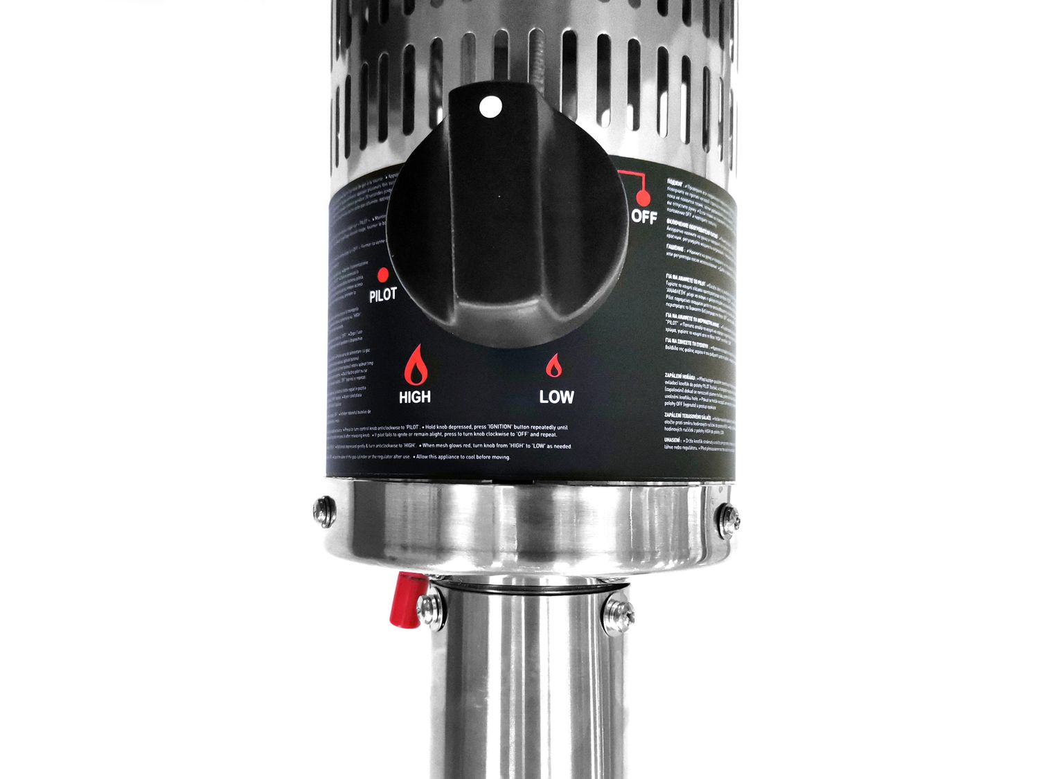 Plynová ohrevná lampa – skladacia, HENDI, 12,5kW, ⌀770x(H)2200mm