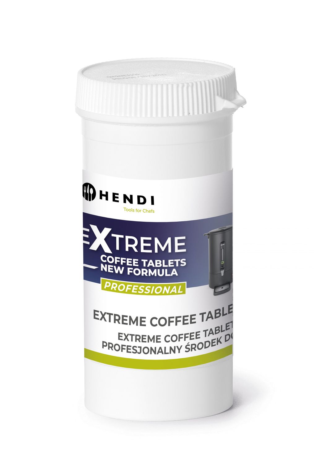 Extreme Coffee Tablets new formula profesionálny čistiaci prostriedok pre kávovary, HENDI, 25 tabliet