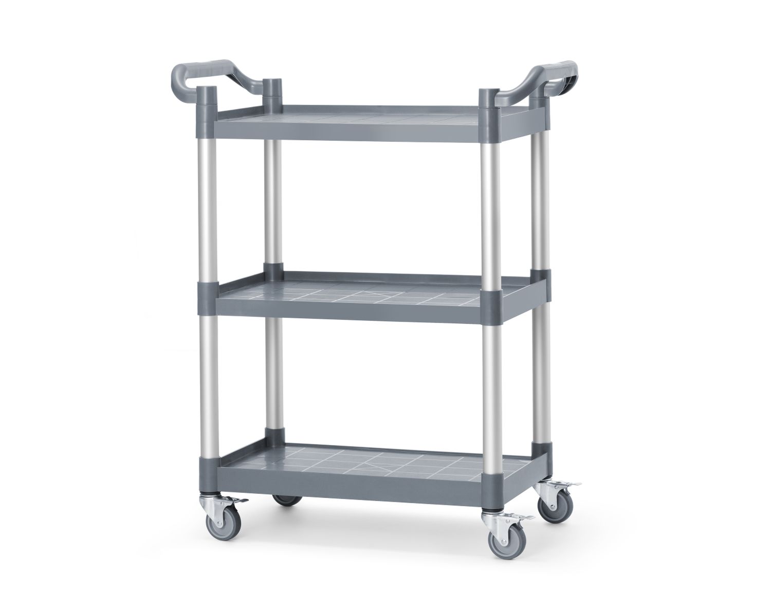 3-obalový polypropylénový servisný vozík, malý, AmerBox, 800x420x(H)945mm polypropylénový 810200