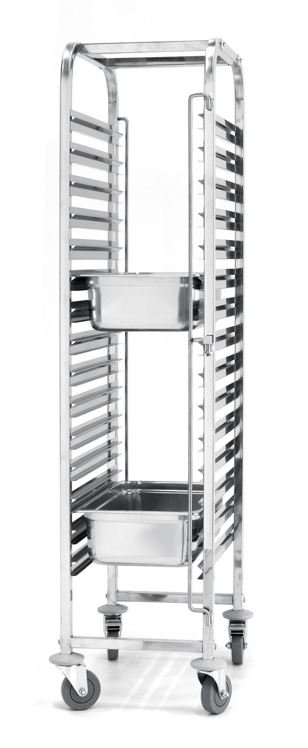 Vozík na prepravu nádob – 15x GN 1/1, HENDI, 440x610x(H)1710mm 810613