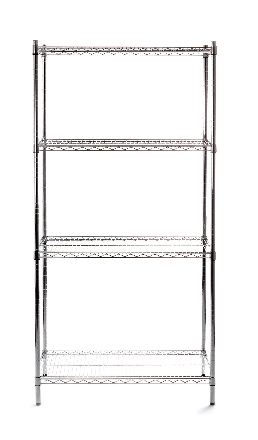 4-policový skladovací regál, HENDI, 910x455x(H)1830mm na veľké zataženie 812259