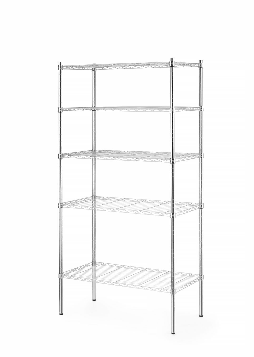 Skladovací stojan s 5 policami, HENDI, Chrome, 910x455x(H)1830mm s 5 policami 812204