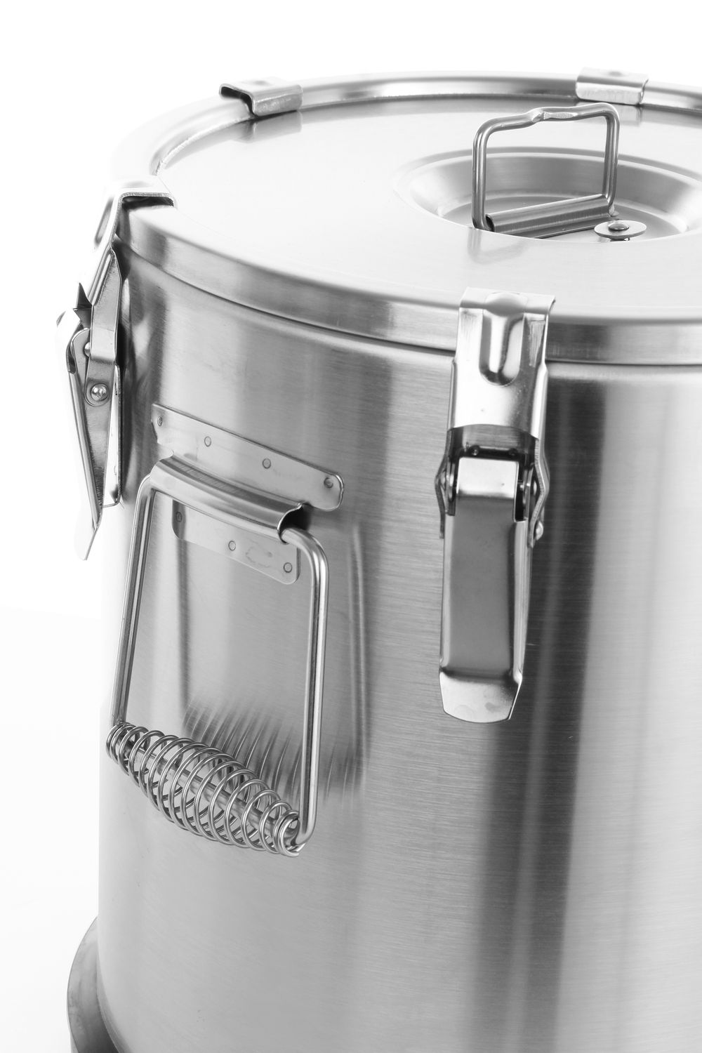 Termoizolačný prenosný termos, HENDI, Profi Line, 10L, ⌀330x(H)220mm nerezový 710104
