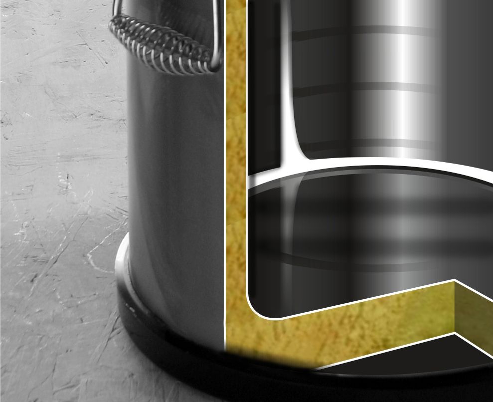 Termoizolačný prenosný termos, HENDI, Profi Line, 20L, ⌀330x(H)360mm nerezový 710203