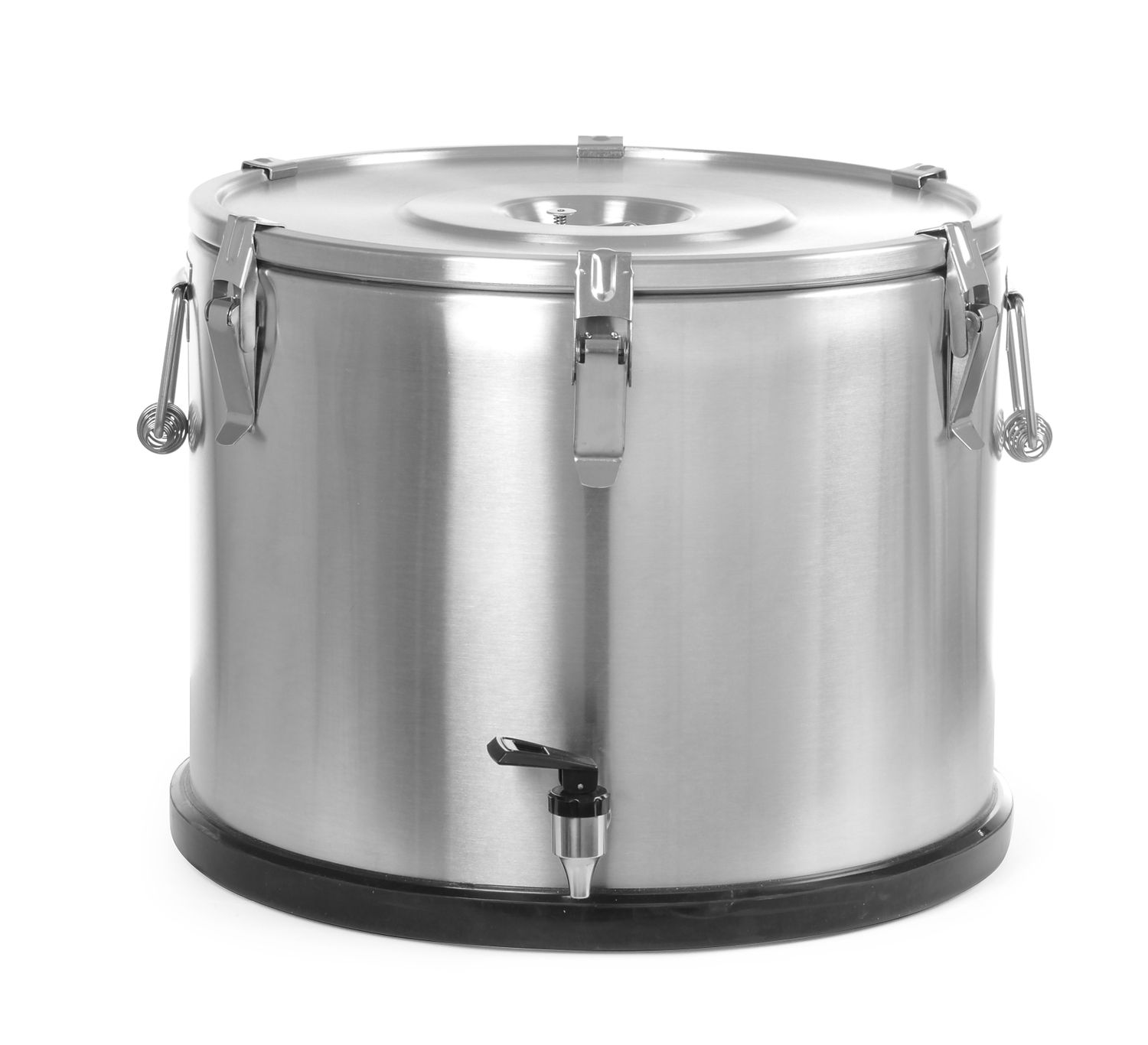 Izolačný prenosný termos – s kohútikom, HENDI, Profi Line, 50L, ⌀480x(H)380mm s kohútom, art.710333
