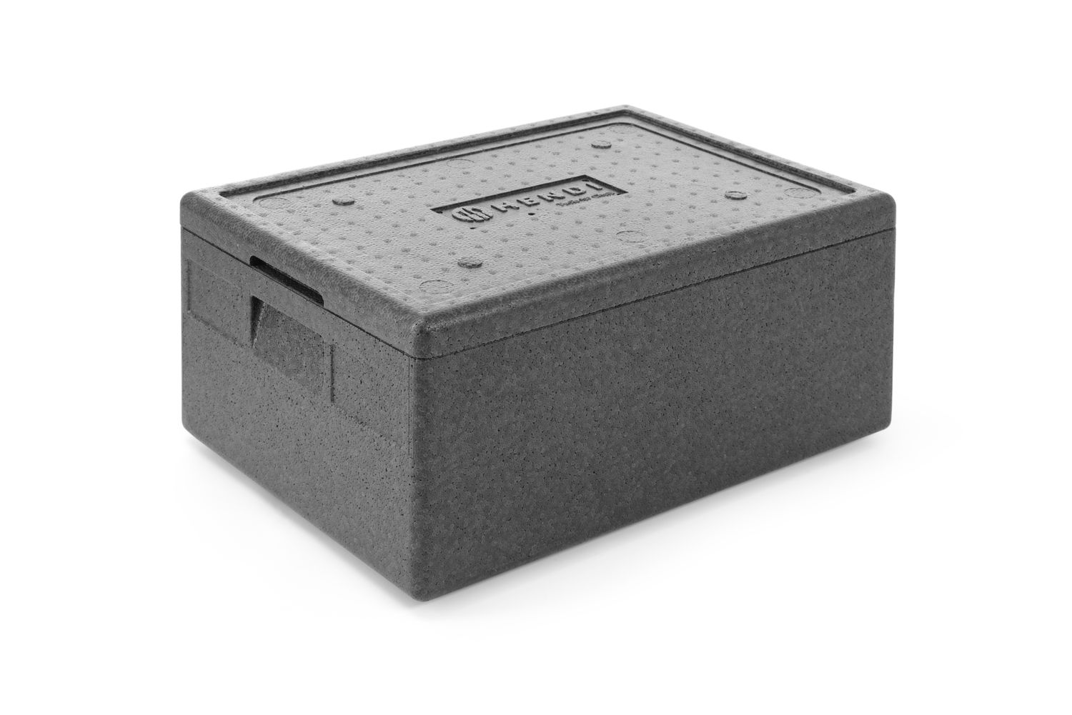 Tepelnoizolačná nádoba, HENDI, Kitchen Line, GN 1/1, 40L, Čierna, 600x400x(H)283mm 707746