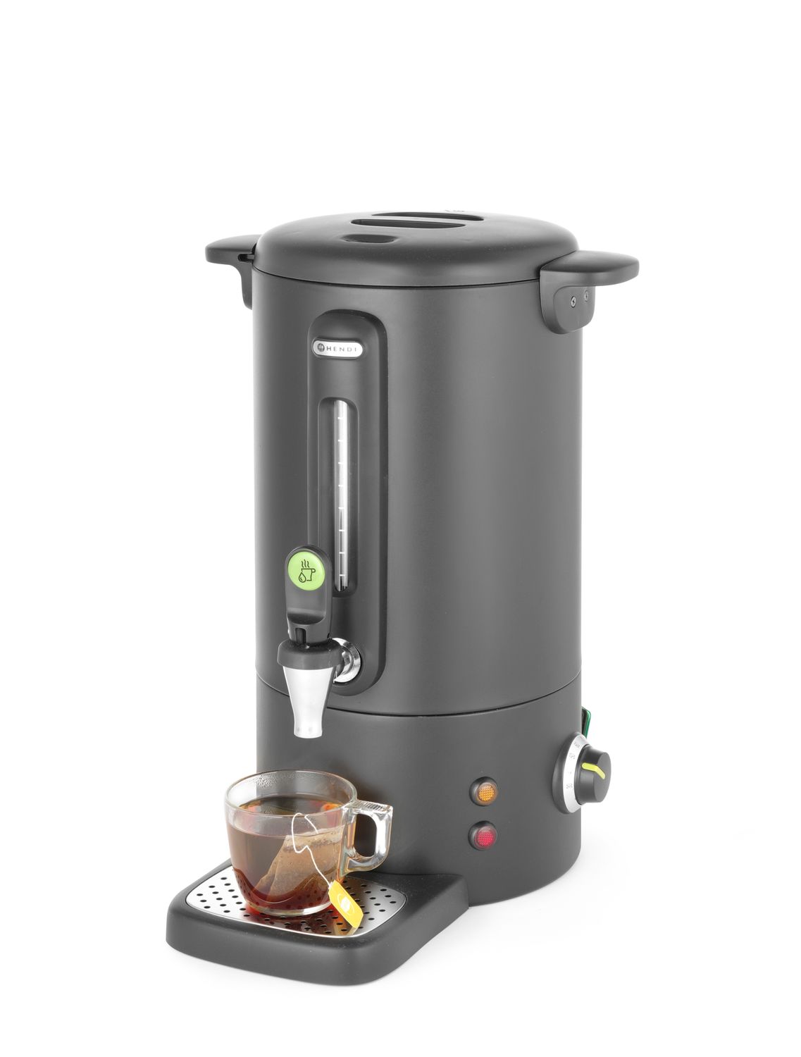 Bojler na horúce nápoje UNIQ, HENDI, 9L, Čierna, 220-240V/950W, 307x330x(H)450mm čierny, 211458