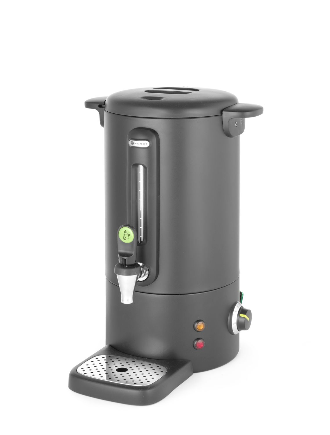Bojler na horúce nápoje UNIQ, HENDI, 9L, Čierna, 220-240V/950W, 307x330x(H)450mm čierny, 211458