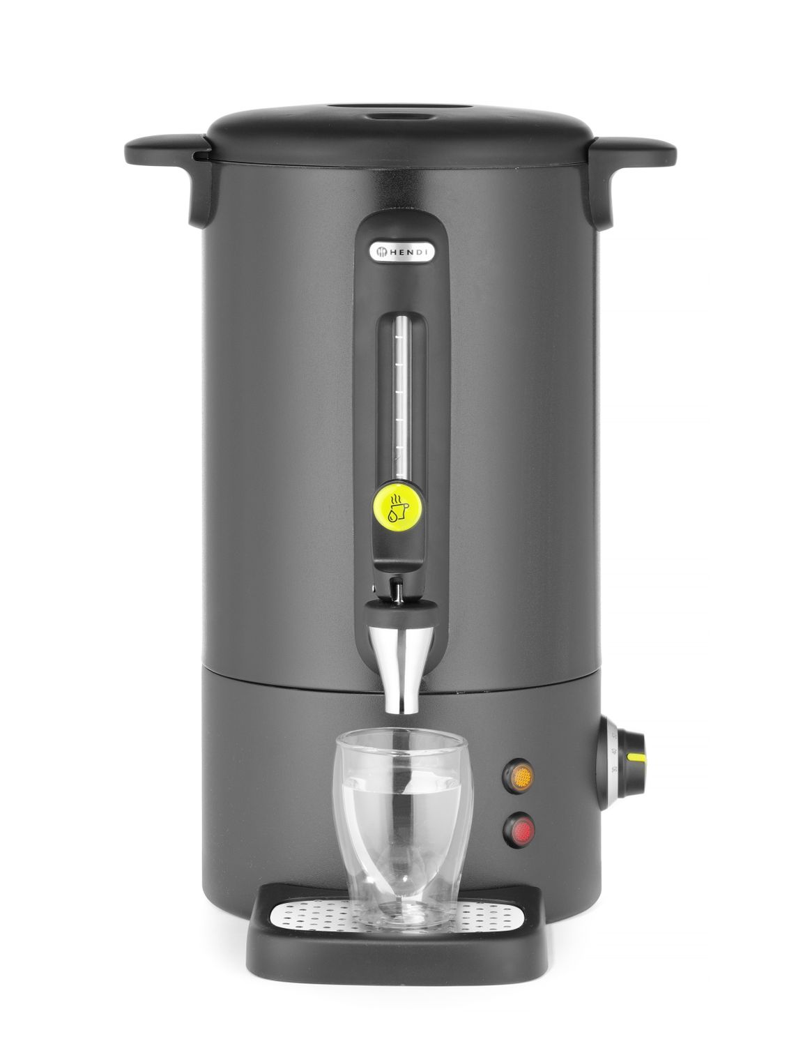 Bojler na horúce nápoje UNIQ, HENDI, 9L, Čierna, 220-240V/950W, 307x330x(H)450mm čierny, 211458
