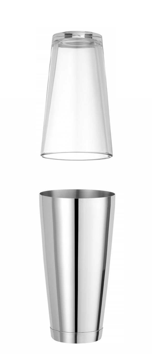 Bostonský šejker, BarUp, shaker, 0,8L, ⌀90x(H)175mm 593042