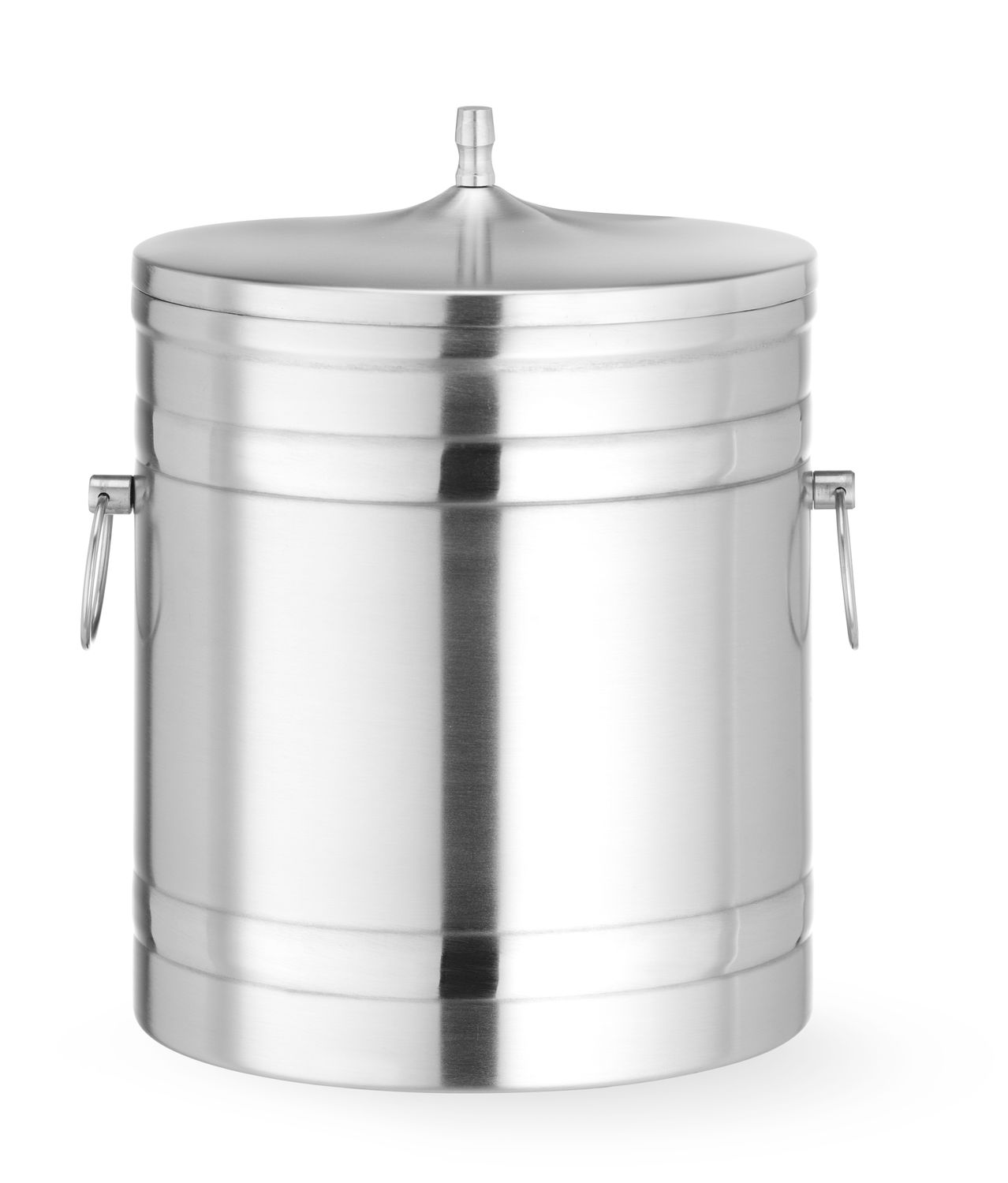 Nádoba na ľad – dvojité steny, BarUp, 5L, Strieborná, ⌀200x(H)230mm dvojstenná 594704