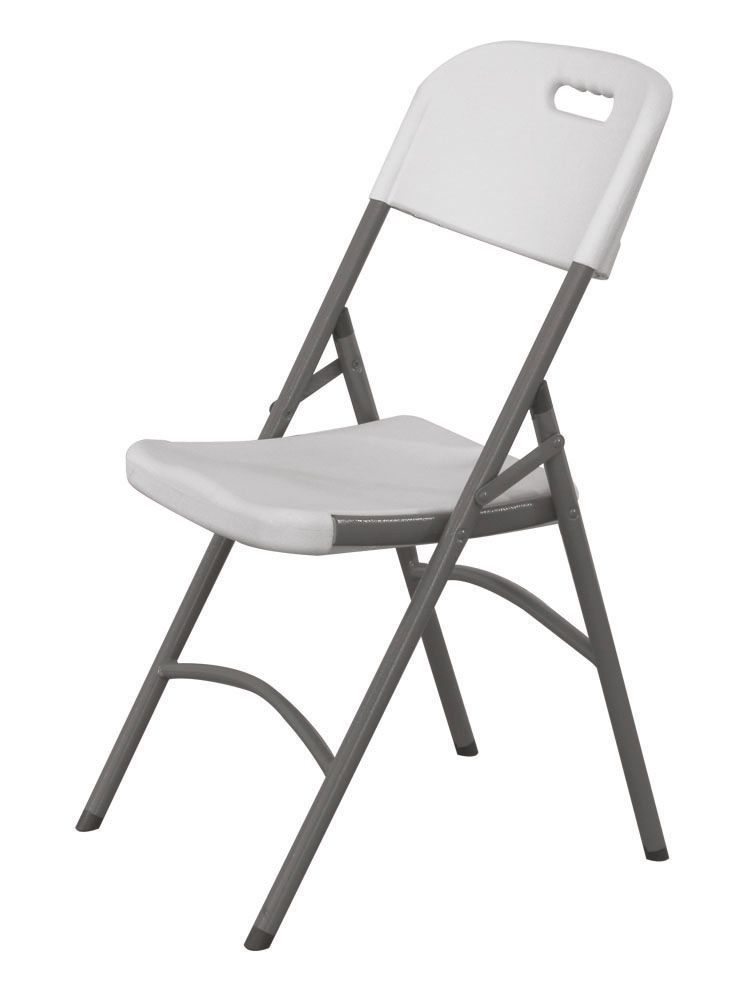 Keteringová stolička – biela, HENDI, max. nosnosť: 180 kg, Biela, 540x440x(H)840mm svetlošedá 810965