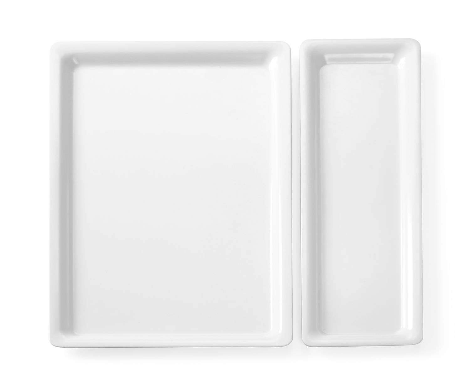 Porcelánový bufetový podnos GN, HENDI, GN 1/1, 530x325x(H)20mm 530x325x20(v)mm, Kód: 566008