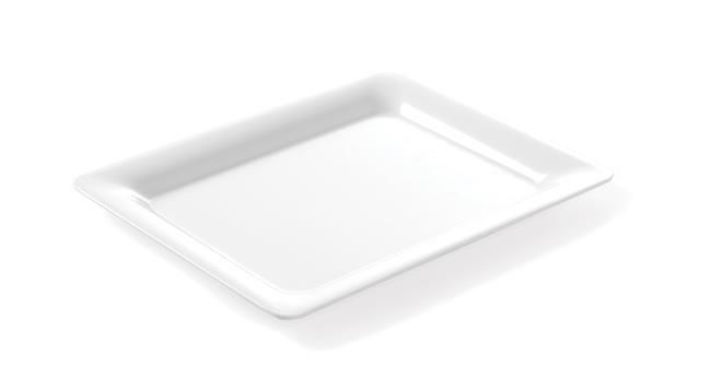 Porcelánový bufetový podnos GN, HENDI, GN 1/1, 530x325x(H)20mm 530x325x20(v)mm, Kód: 566008
