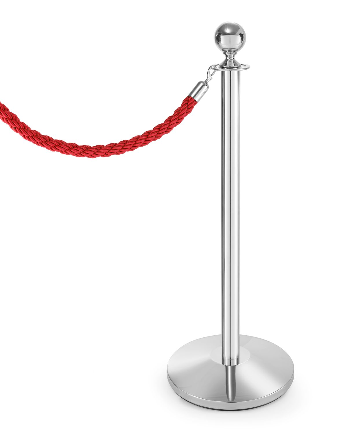 Chrómovaný bariérový stĺpik striebornej farby, ø360x(H)1010mm Hendi 810392