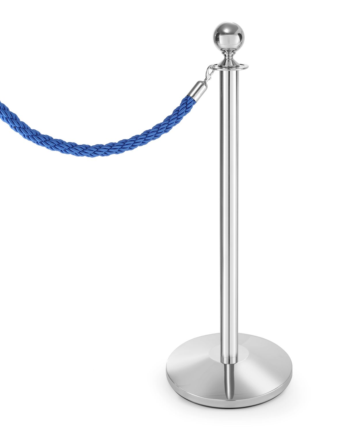 Chrómovaný bariérový stĺpik striebornej farby, ø360x(H)1010mm Hendi 810392