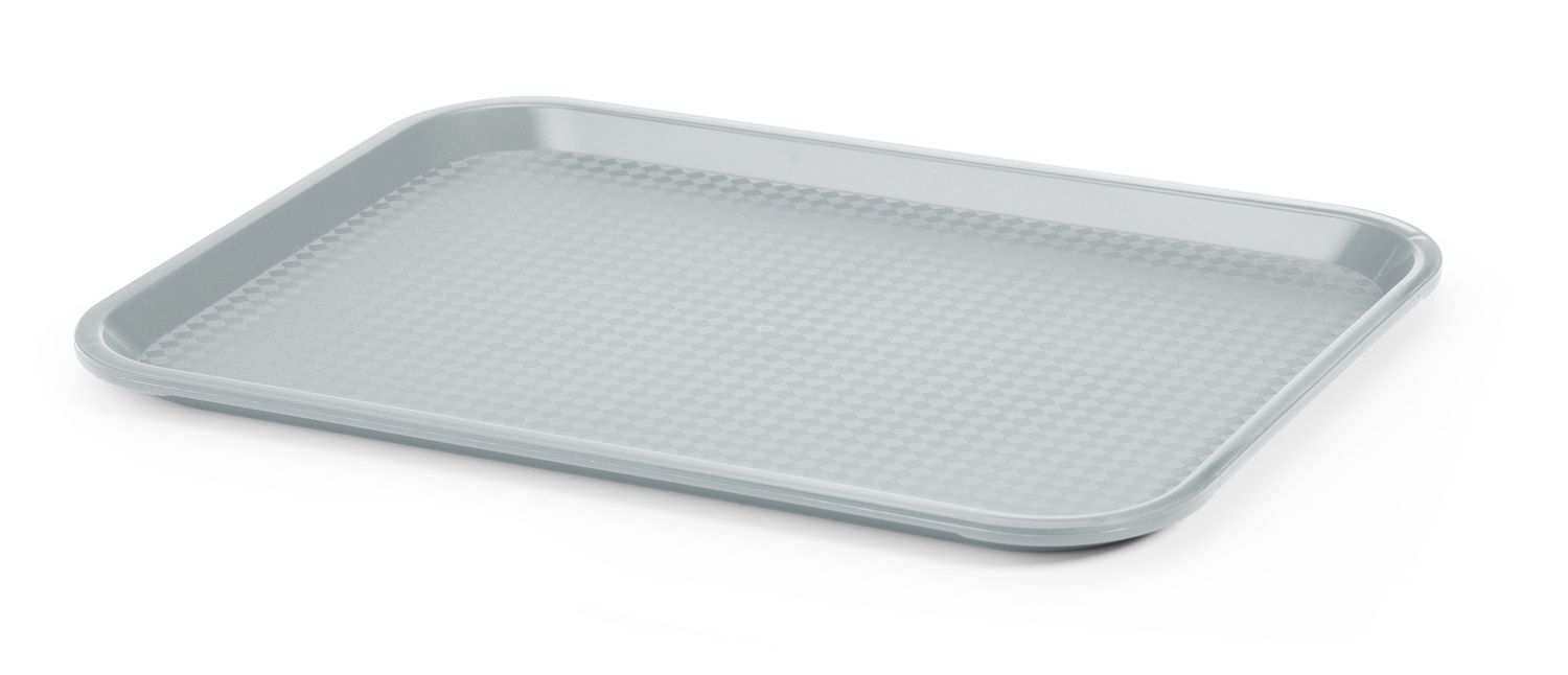 Polypropylénový podnos Fast Food – stredný, HENDI, Svetlošedá, 305x415x(H)20mm Svetlošedá, 305x415x(H)20mm,