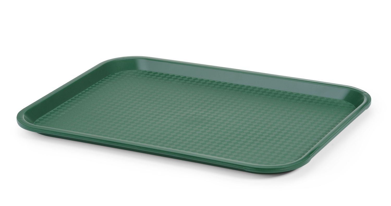 Polypropylénový podnos Fast Food – stredný, HENDI, Zelená, 305x415x(H)20mm Zelená, 305x415x(H)20mm