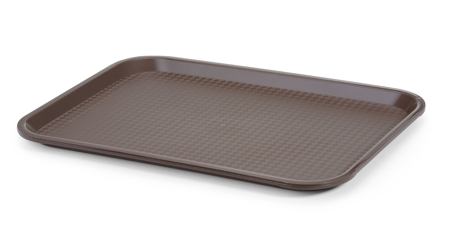 Polypropylénový podnos Fast Food – stredný, HENDI, Hnedá, 305x415x(H)20mm Hnedá, 305x415x(H)20mm