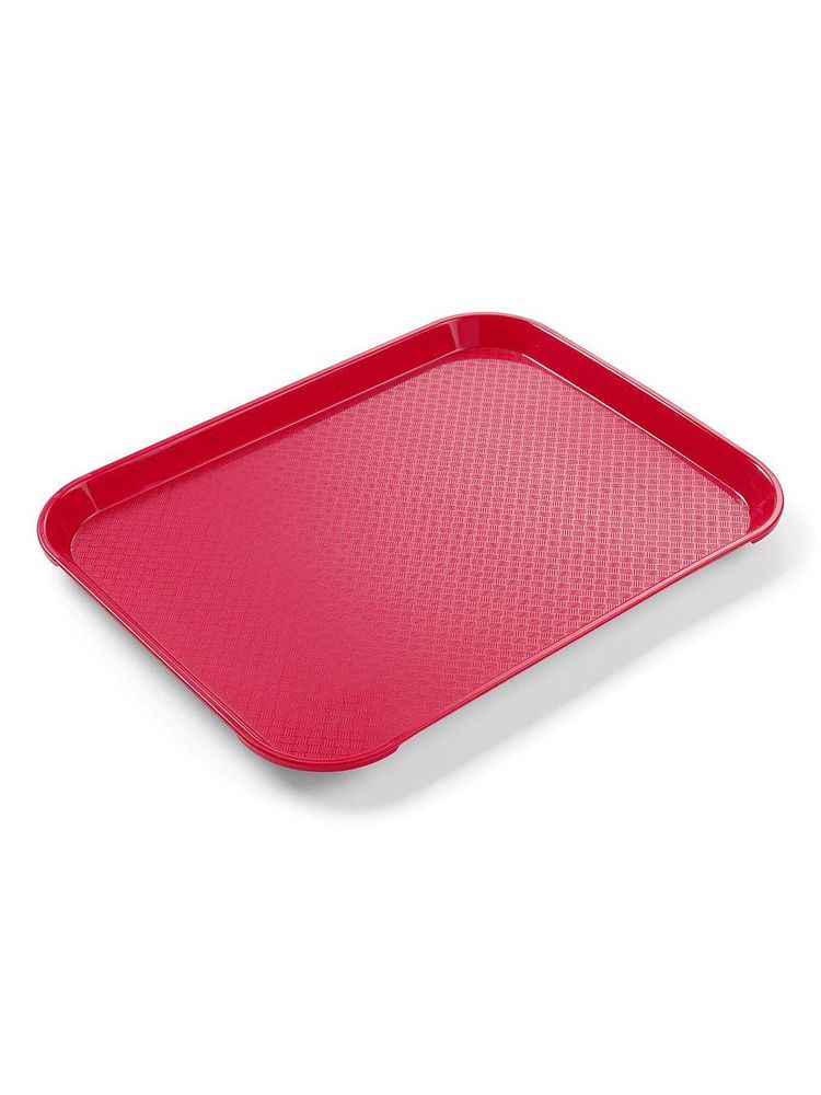 Polypropylénový podnos Fast Food – malý, HENDI, Červená, 265x345x(H)20mm Červená, 265x345x(H)20mm