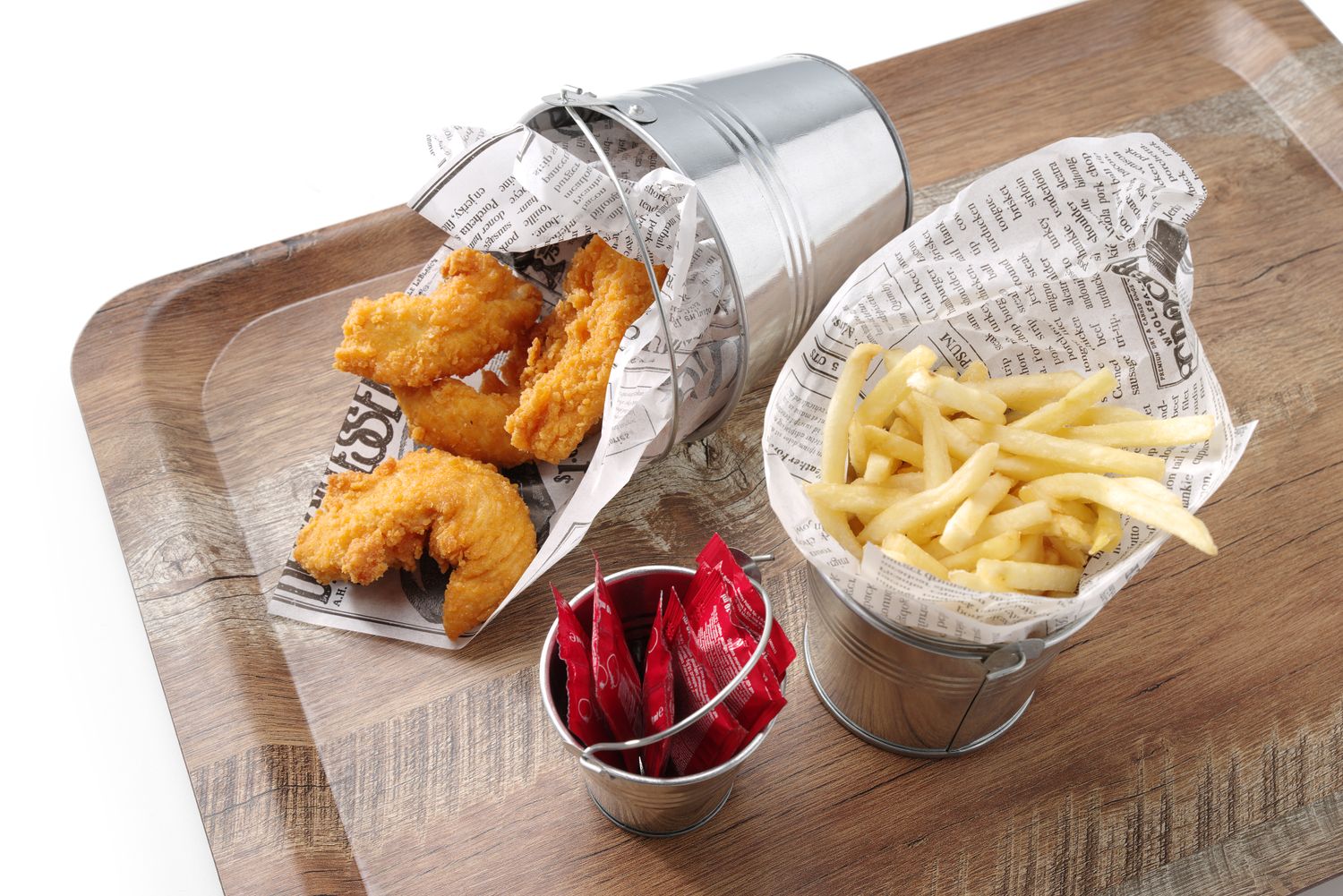 Servírovací podnos s laminátom z melamínu, so vzorom dreva, AmerBox, Dubová, 370x530mm 370x530mm, Kód: 508947