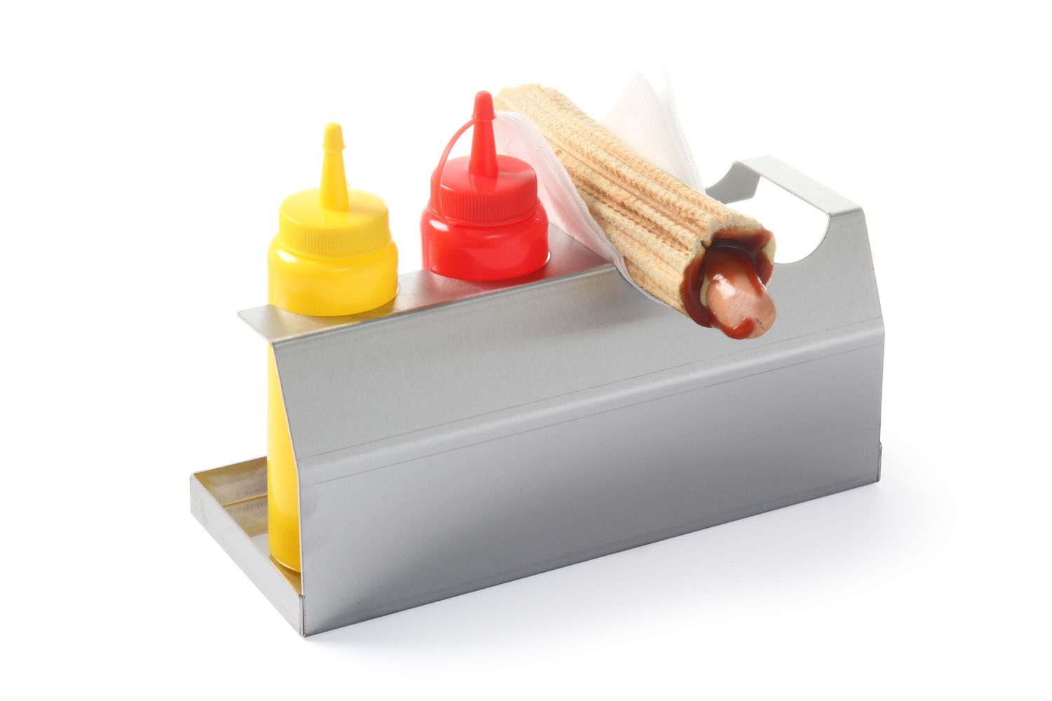Pult na hot-dogy a dávkovače, HENDI, 260x110x(H)118mm 630648
