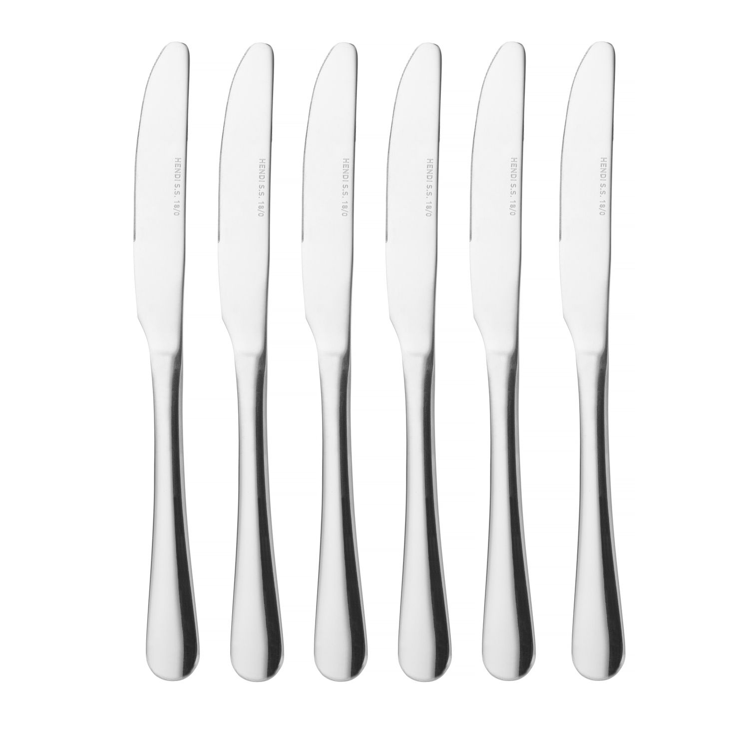 Príborový nôž - 6 kusov, HENDI, Profi Line, 6 ks, (L)225mm ProfiLine 764404