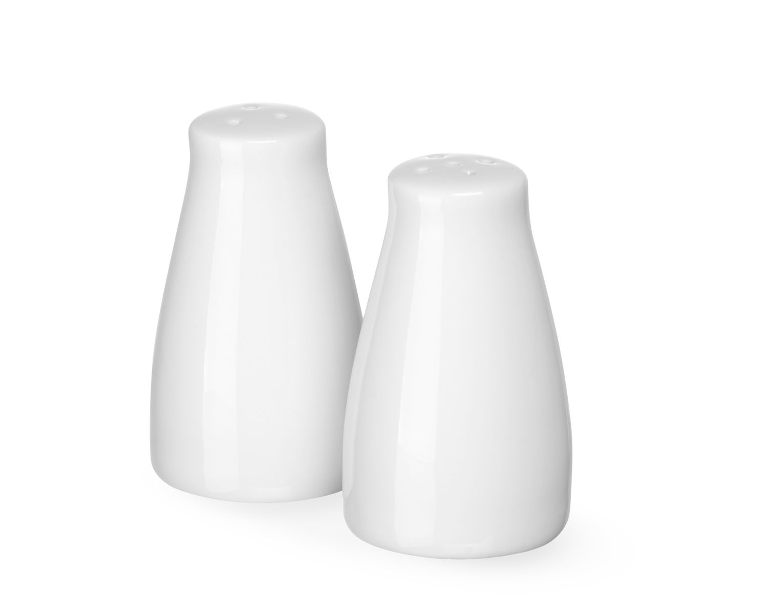 Súprava koreničiek, HENDI, 2 dielny korenie a soľ, ⌀42x(H)80mm porcelánové 786413