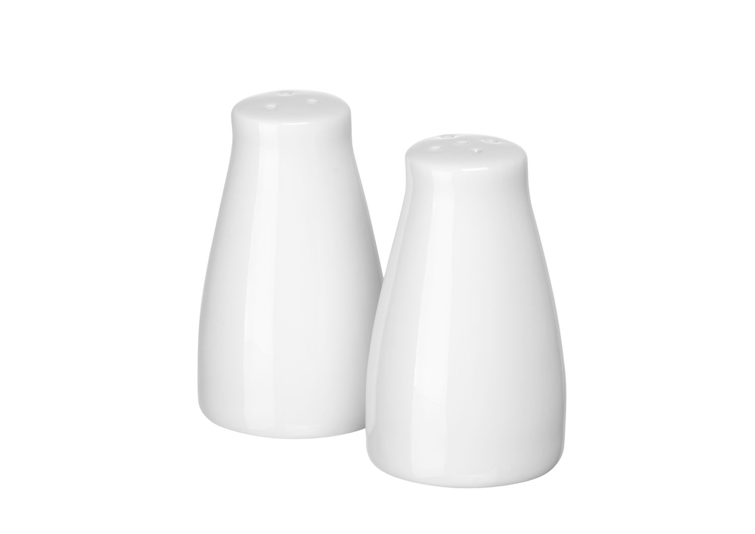 Súprava koreničiek, HENDI, 2 dielny korenie a soľ, ⌀42x(H)80mm porcelánové 786413