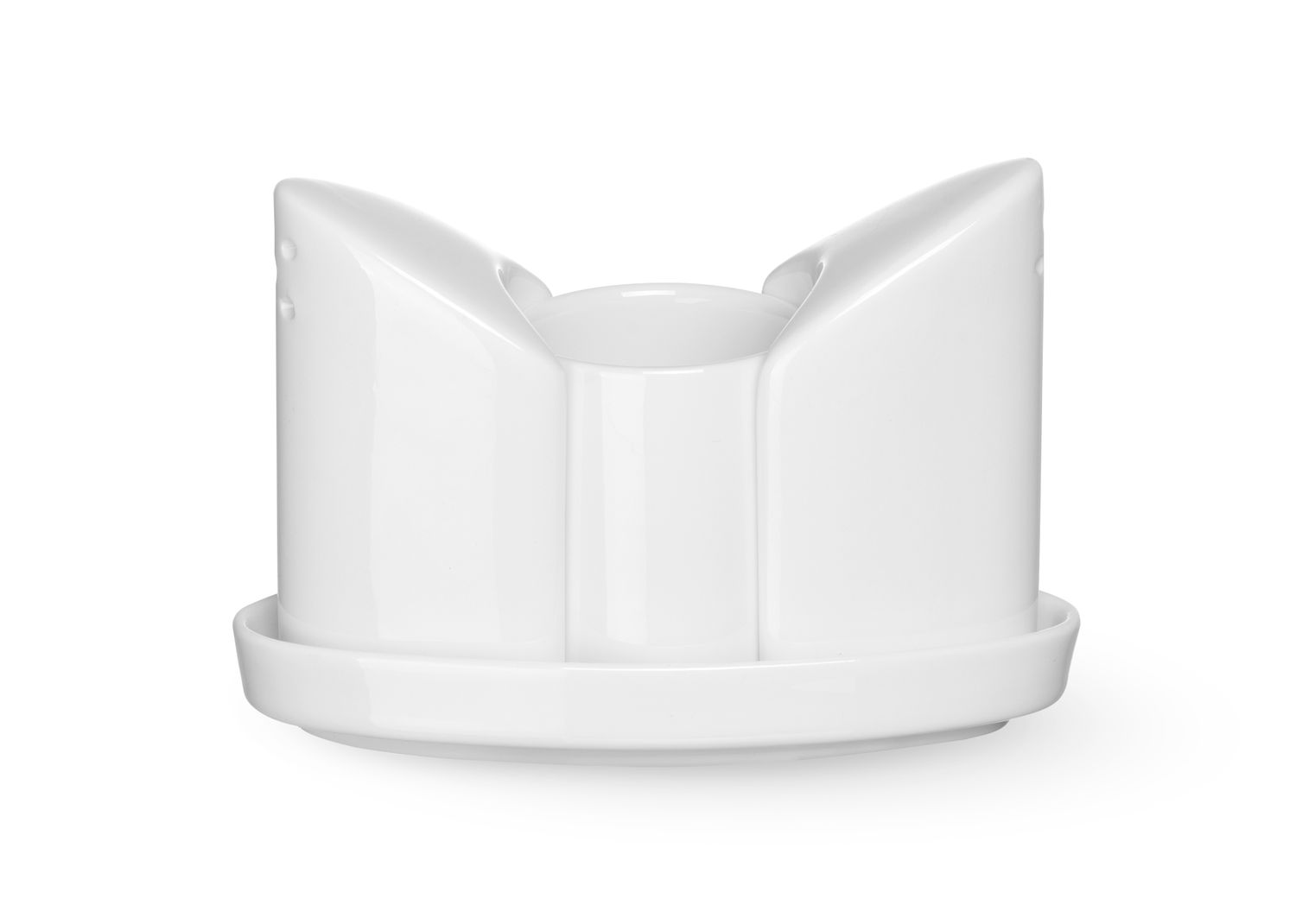 Súprava koreničiek, HENDI, 3 dielny korenie, soľ a špáradlá, 125x54x(H)90mm porcelánové 786420