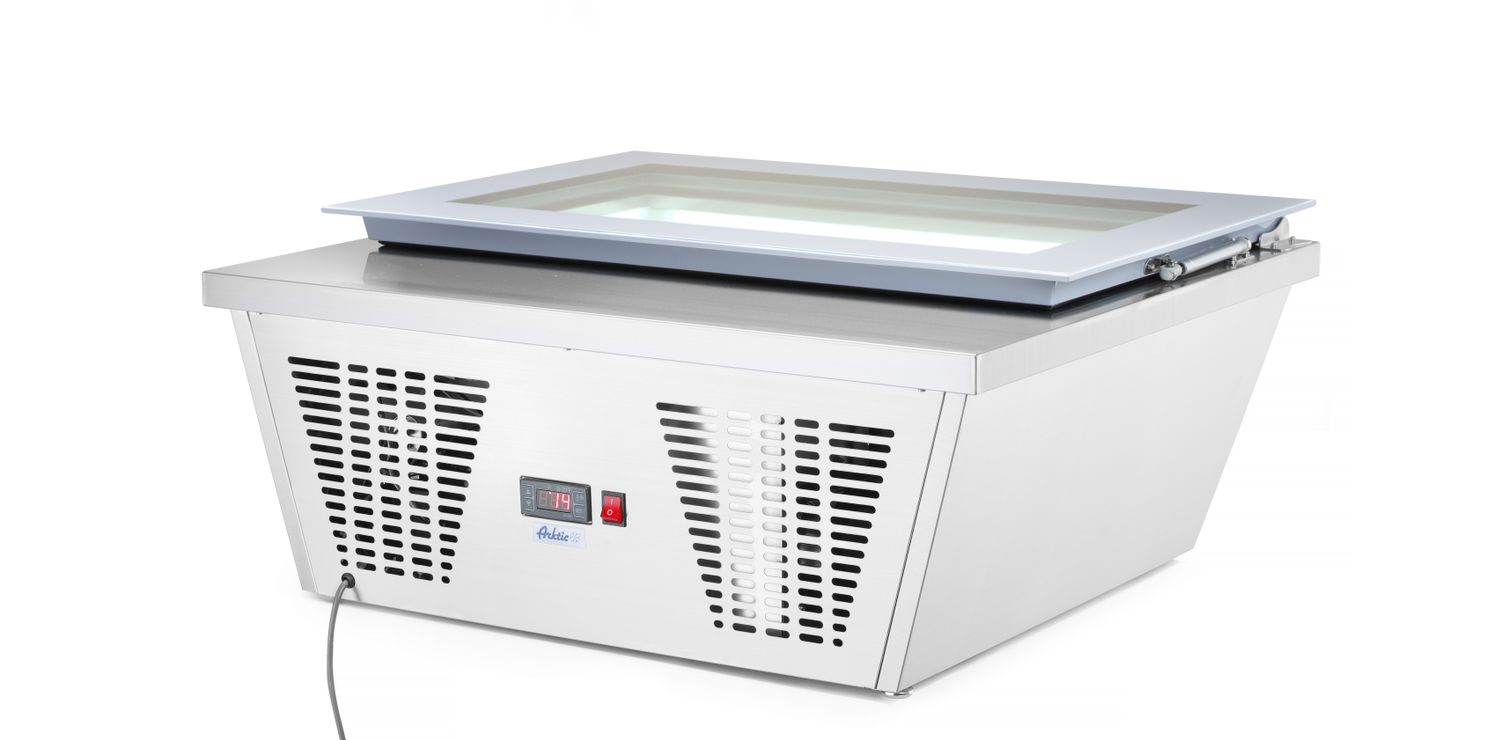 Mraznička s výkladom na zmrzlinu, Arktic, 220-240V/210W, 867x735x(H)373mm 233689