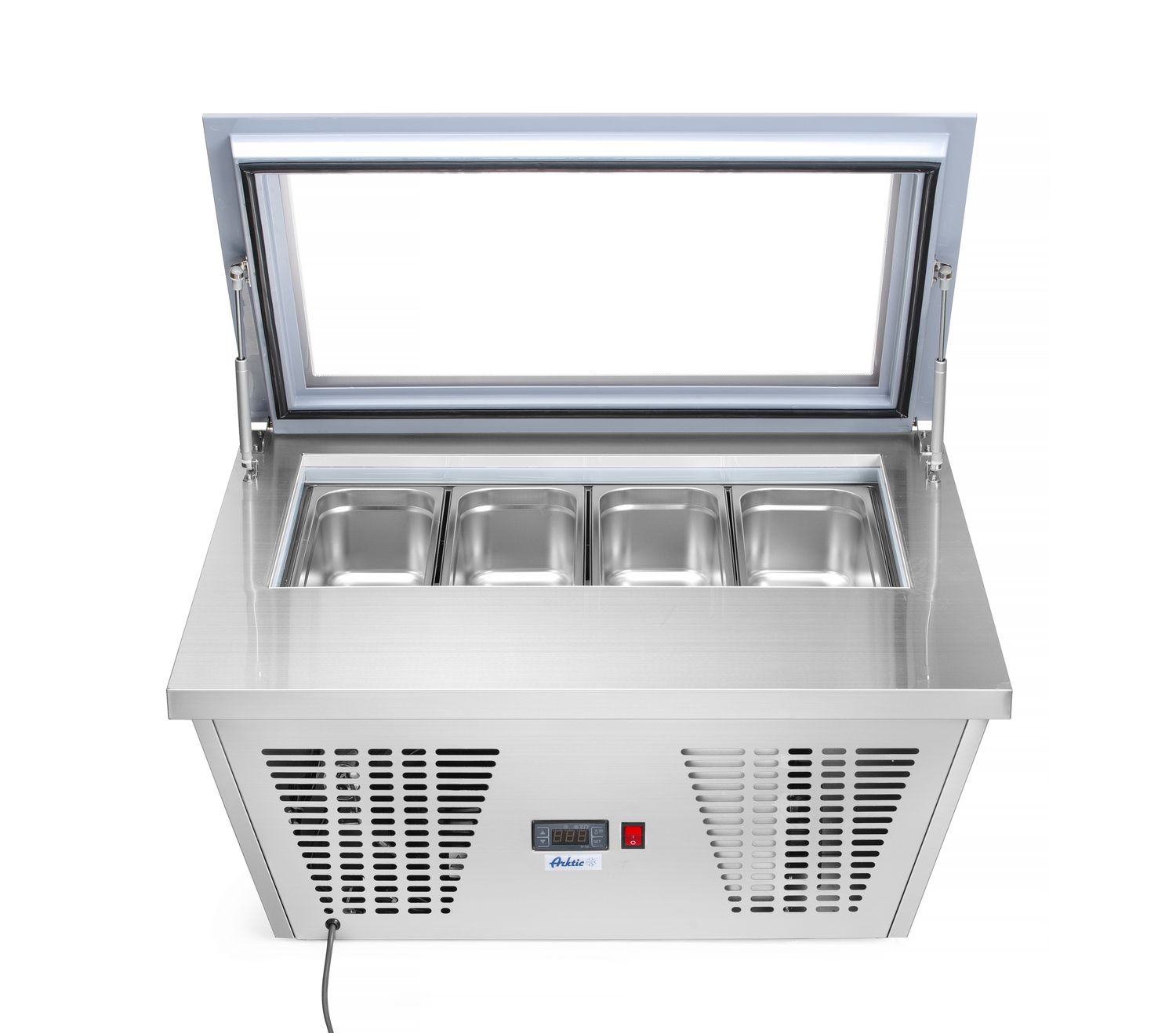 Mraznička s výkladom na zmrzlinu, Arktic, 220-240V/210W, 867x735x(H)373mm 233689