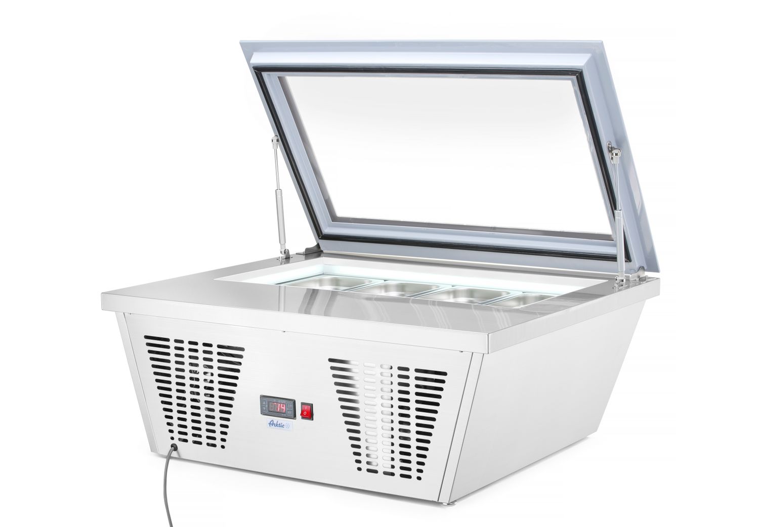 Mraznička s výkladom na zmrzlinu, Arktic, 220-240V/210W, 867x735x(H)373mm 233689