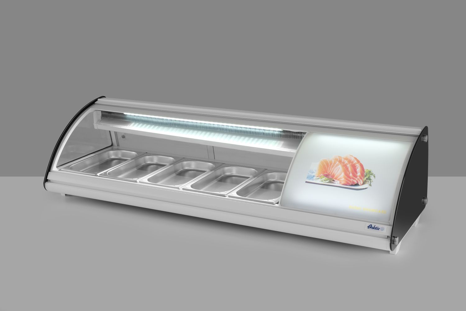 Vitrína na Sushi 5x GN 1/3, Arktic, 230V/160W, 1307x445x(H)327mm 233757