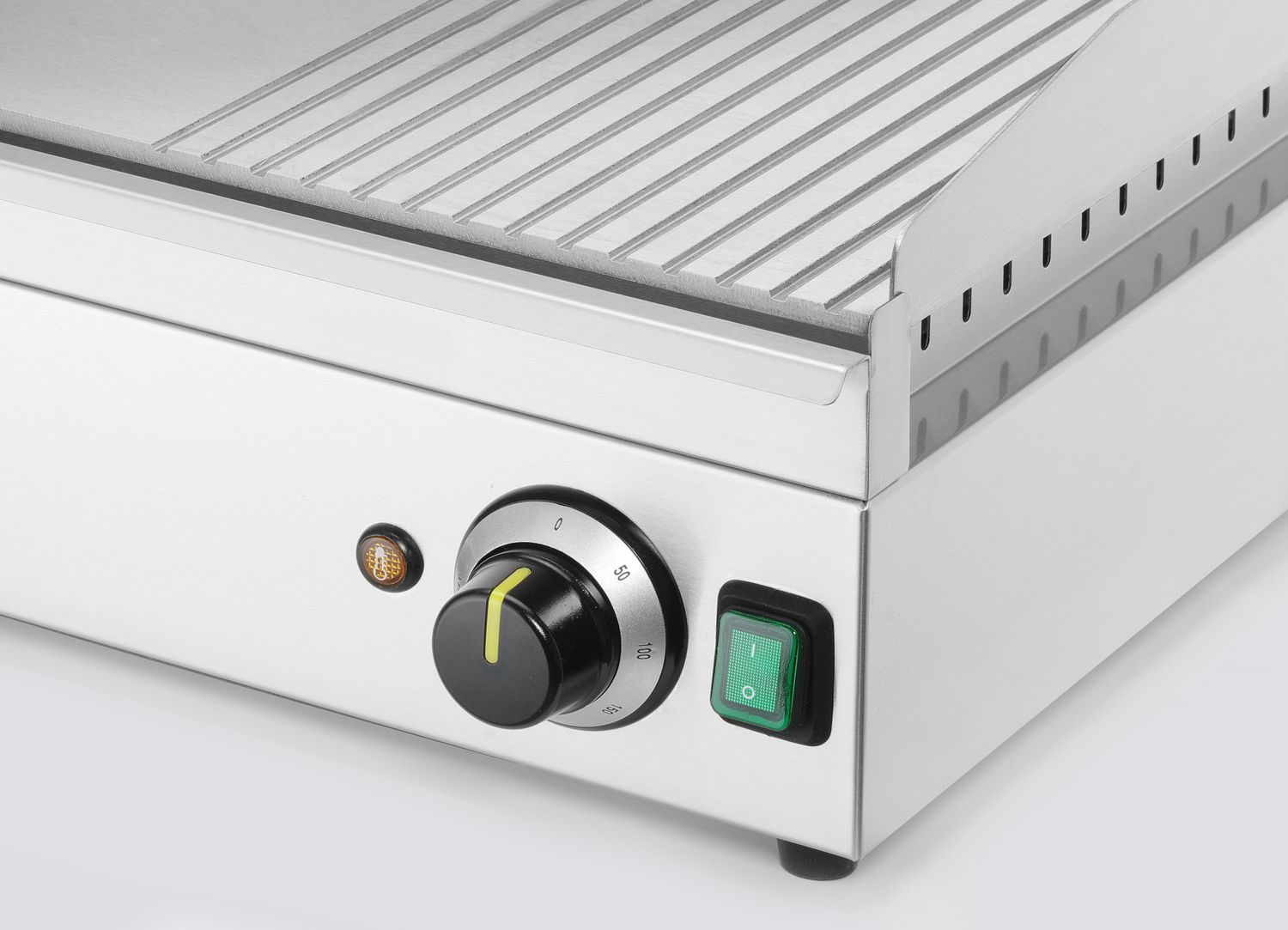 Grilovacia doska1/3 vrúbkovaná, HENDI, Kitchen Line, 220-240V/3500W, Kod 154960