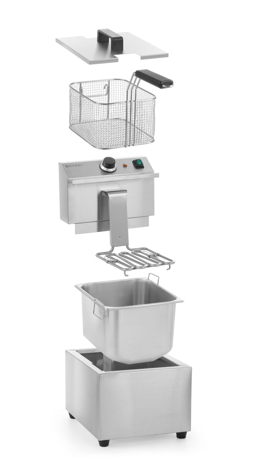 Manuálna fritéza Profi Line, 8 l, HENDI, Profi Line, 8L, 230V/3500W, 305x460x(H)369mm Hendi 207208
