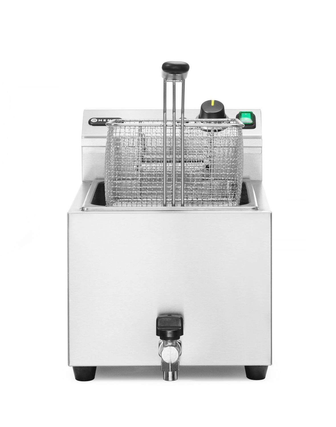 Profi Line Hĺbková Fritéza XL s vypúšťacím kohútikom, manuálna, 10 l, 400 V, HENDI, Profi Line, 10L, 400V/6600W, 300x680x(H)420mm Profi Line, Kód 209424