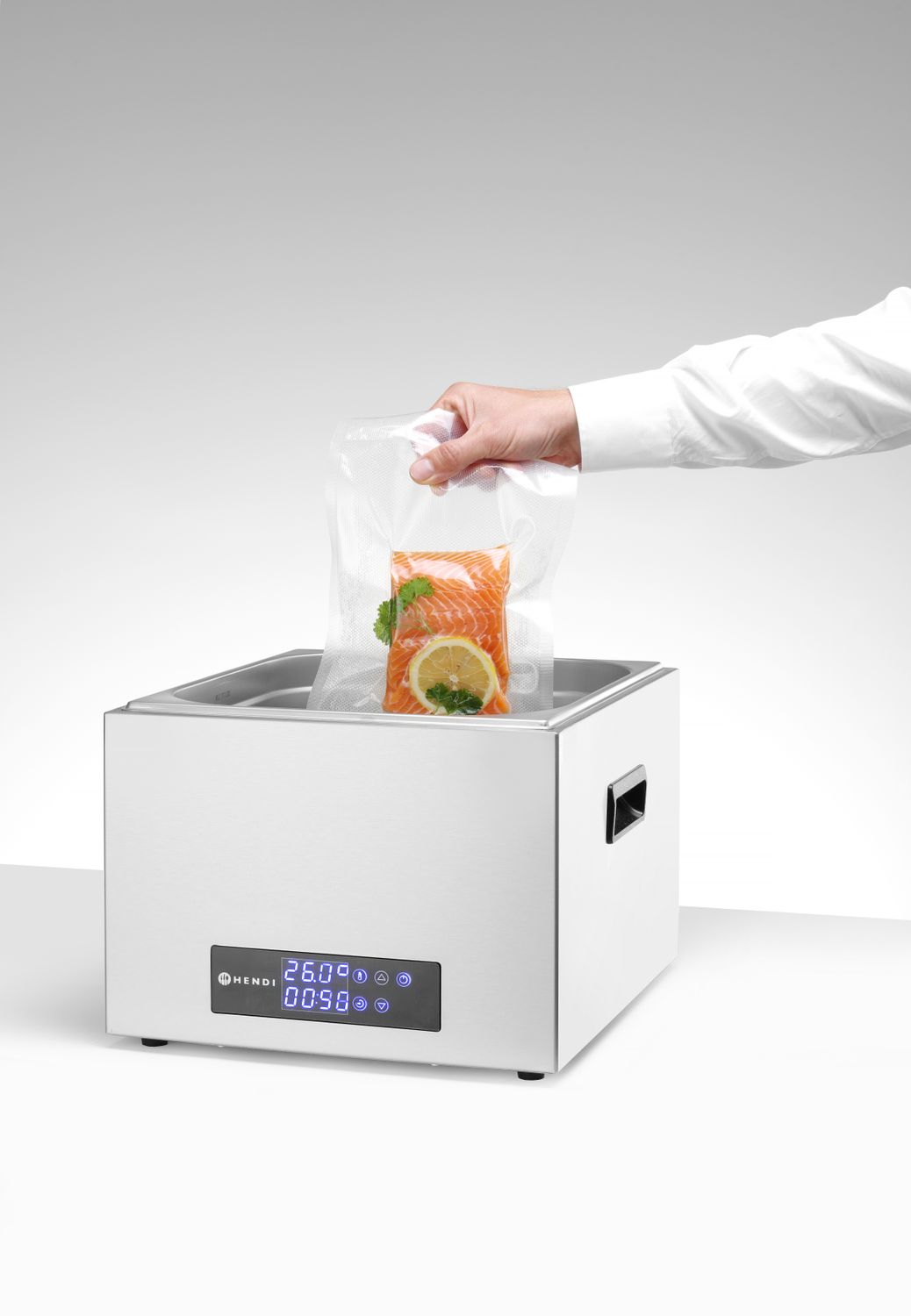 Zariadenie na sous vide GN 2/3, HENDI, 13L, 230V/400W, 343x395x(H)255mm GN 2/3 HENDI 225264