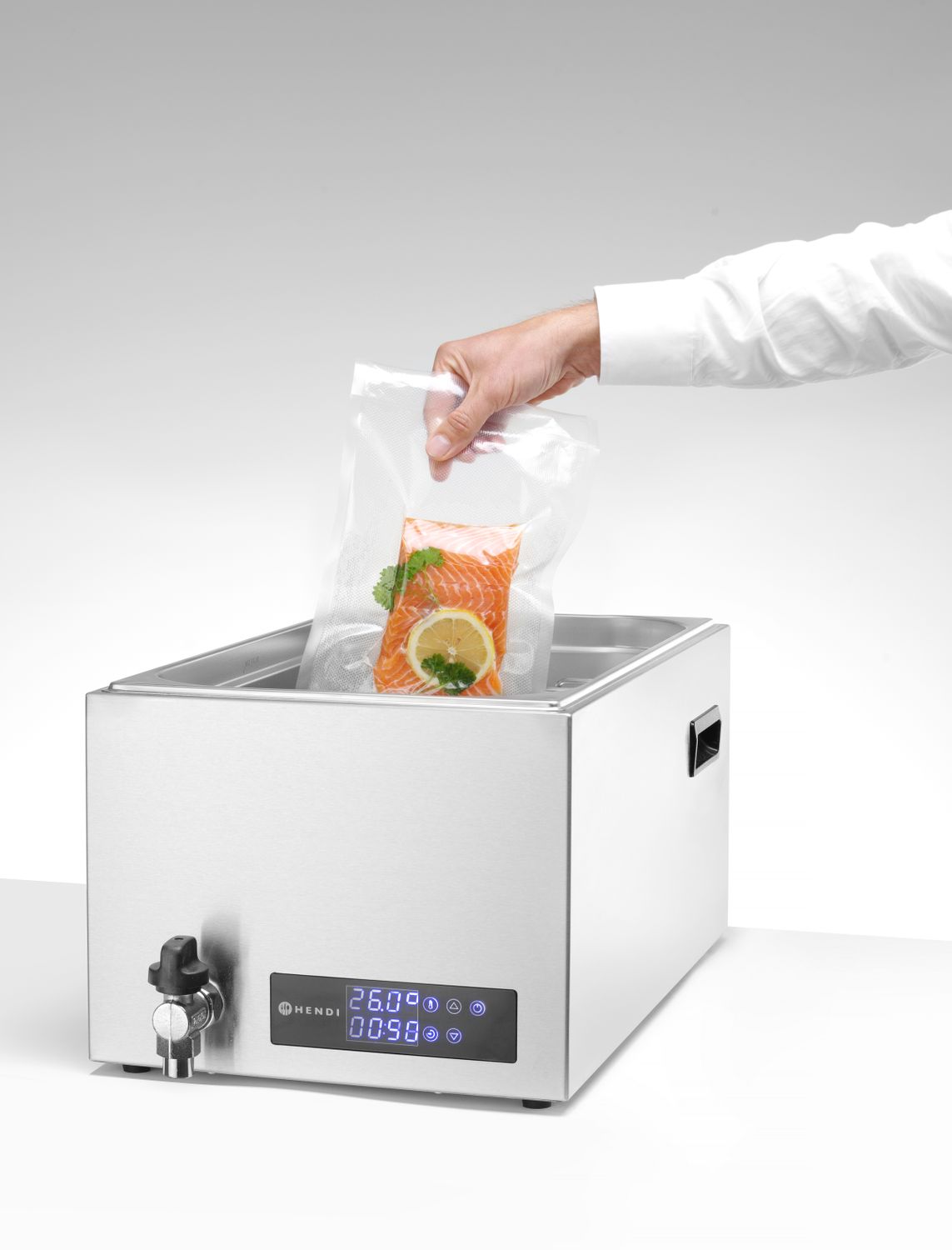 Zariadenie Sous Vide GN 1/1, HENDI, 20L, 230V/600W, 350x680x(H)275mm HE 225448
